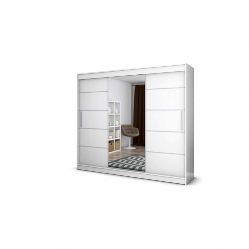 Dressing Iaki alb, 250 x 218 x 61 cm
