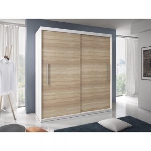 Dressing Szafa  Alb cu Sonoma 2