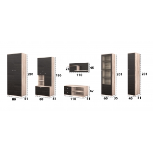 Biblioteca Arsis 370 cm 2