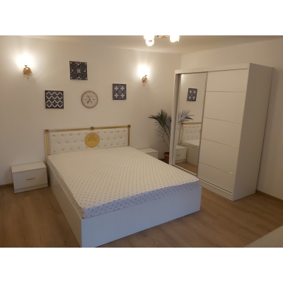 Set Dormitor Minerva Alb cu...