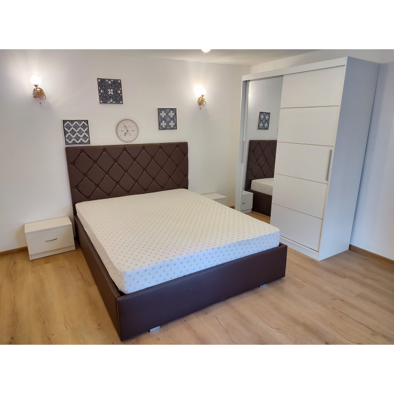 Set Dormitor Imperial  cu Pat Tapitat...