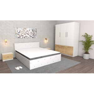 Dormitor Milano Alb Oak...