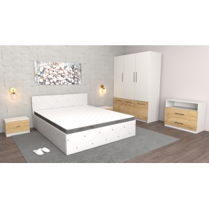 Dormitor Milano Alb Oak...