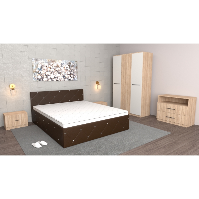 Dormitor Milano Wenge Sonoma cu...