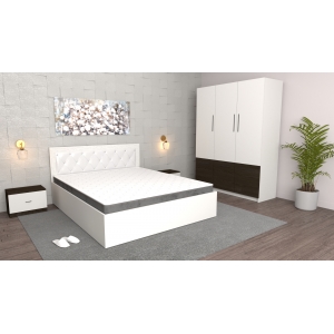 Dormitor Royal Alb Wenge cu...