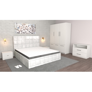 Dormitor Regal Alb cu...