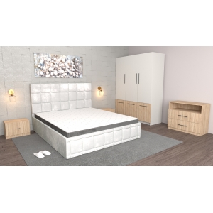 Dormitor Regal Alb Oak...
