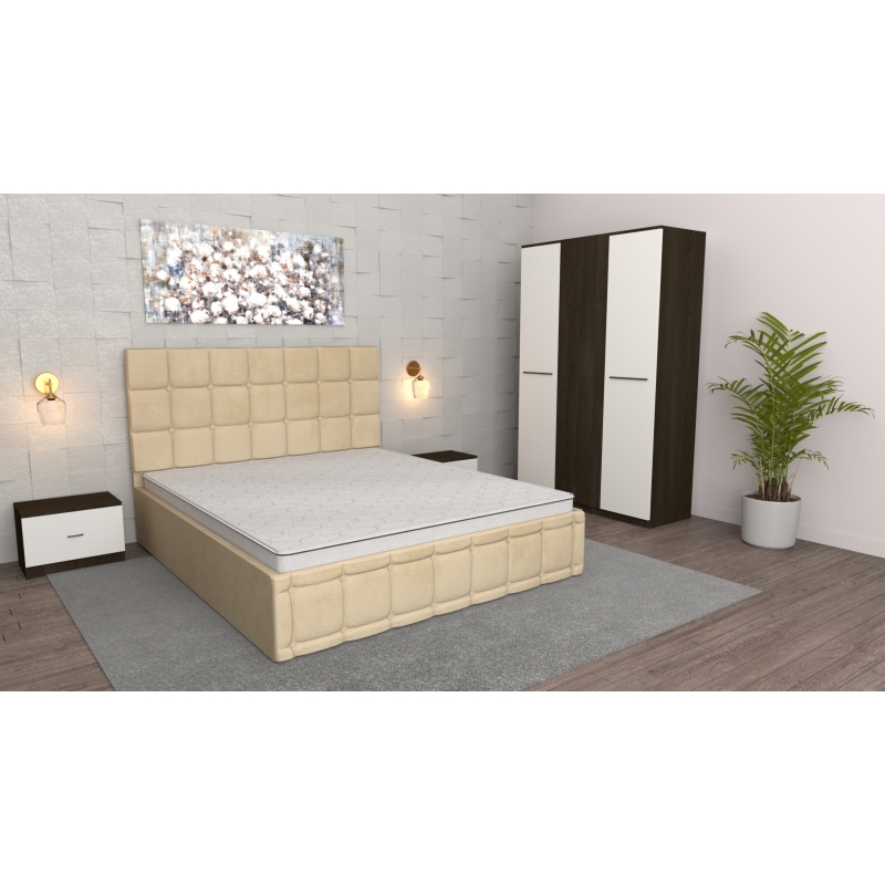 Dormitor Regal Bej Wenge cu Dulap 3...