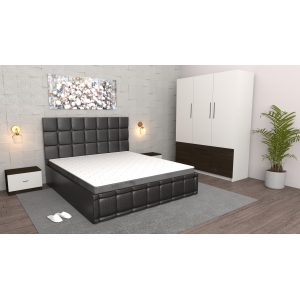 Dormitor Regal Negru Wenge...