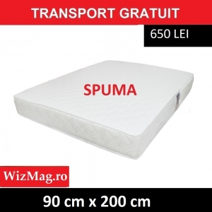 Saltea Spuma 90 cm x 200 cm