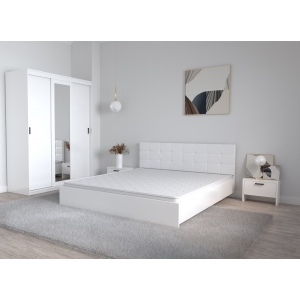 Set Dormitor Coral Alb cu...