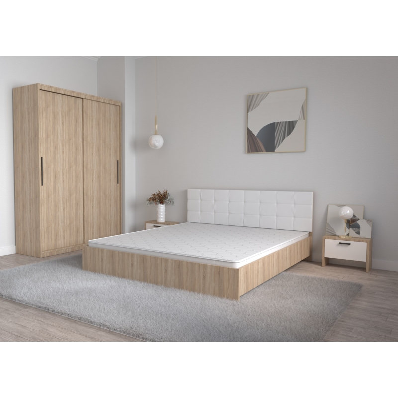 Set Dormitor Coral Stejar sonoma cu...
