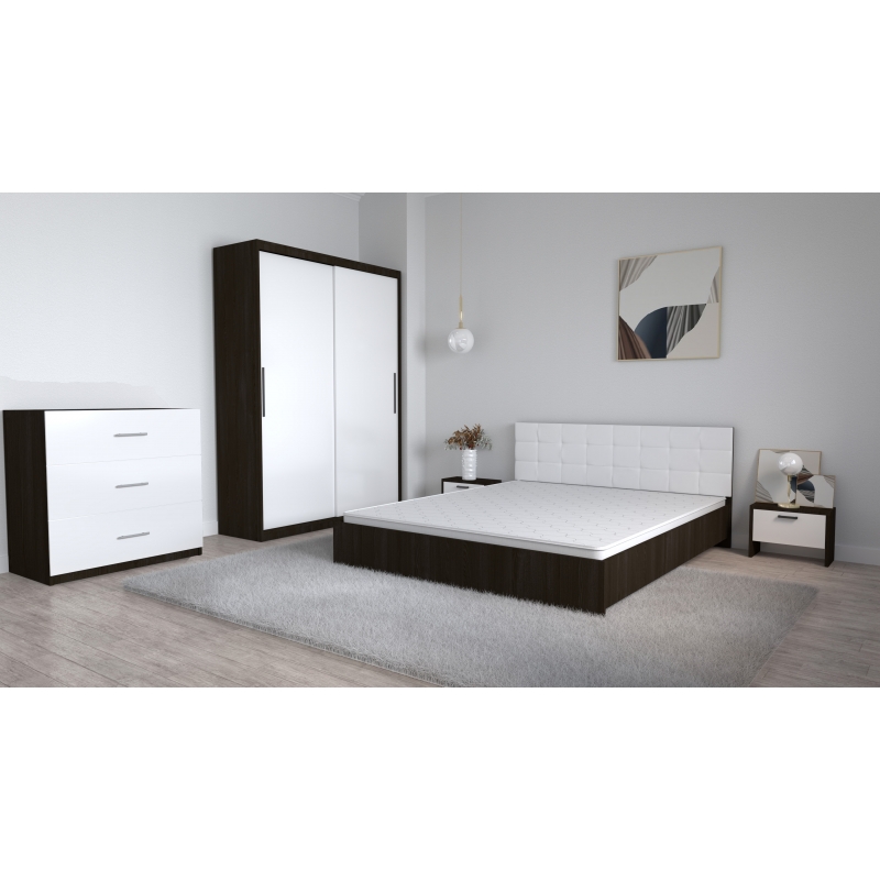 Set Dormitor Coral Wenghe cu tablie...