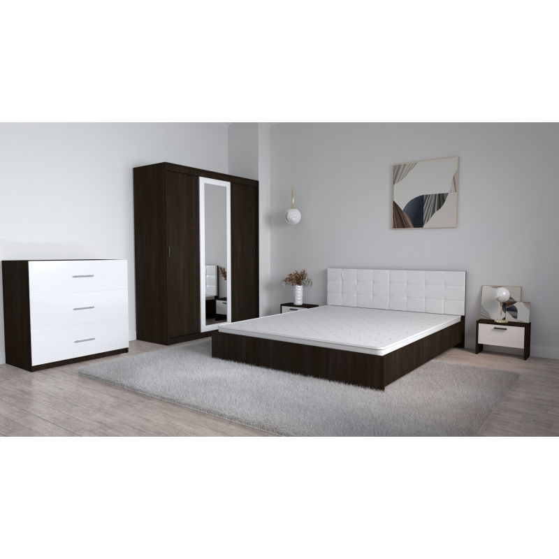 Set Dormitor Coral Wenghe cu tablie...