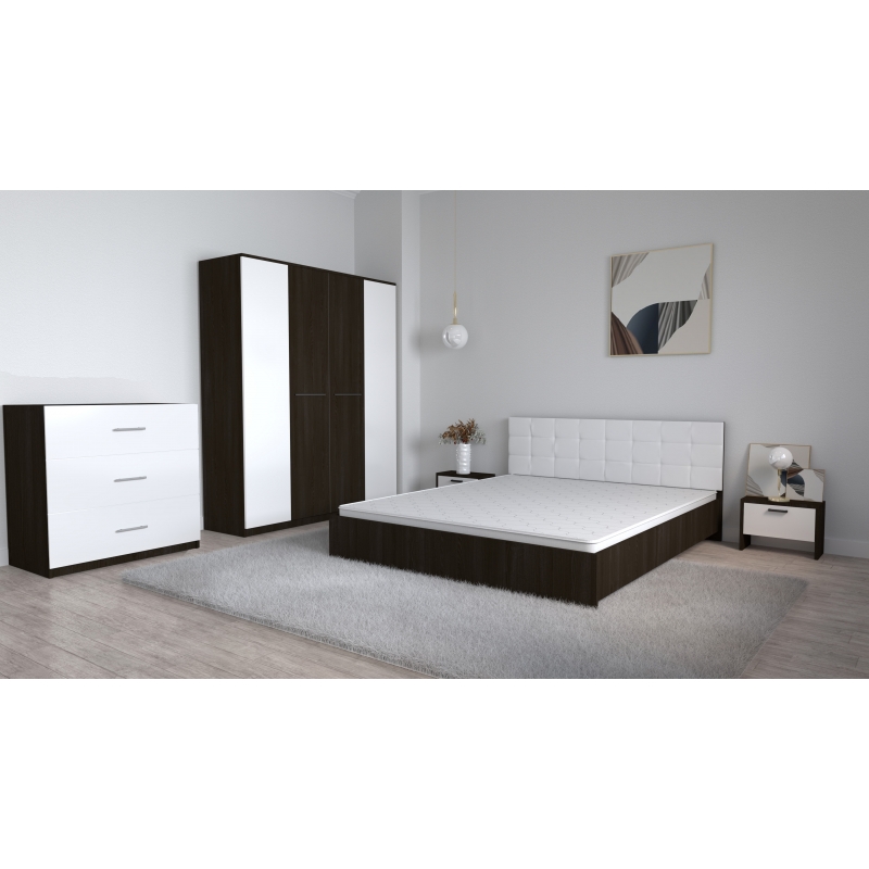 Set Dormitor Coral Wenghe cu tablie...
