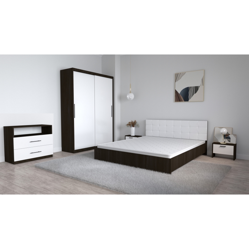 Set Dormitor Coral Wenghe cu tablie...