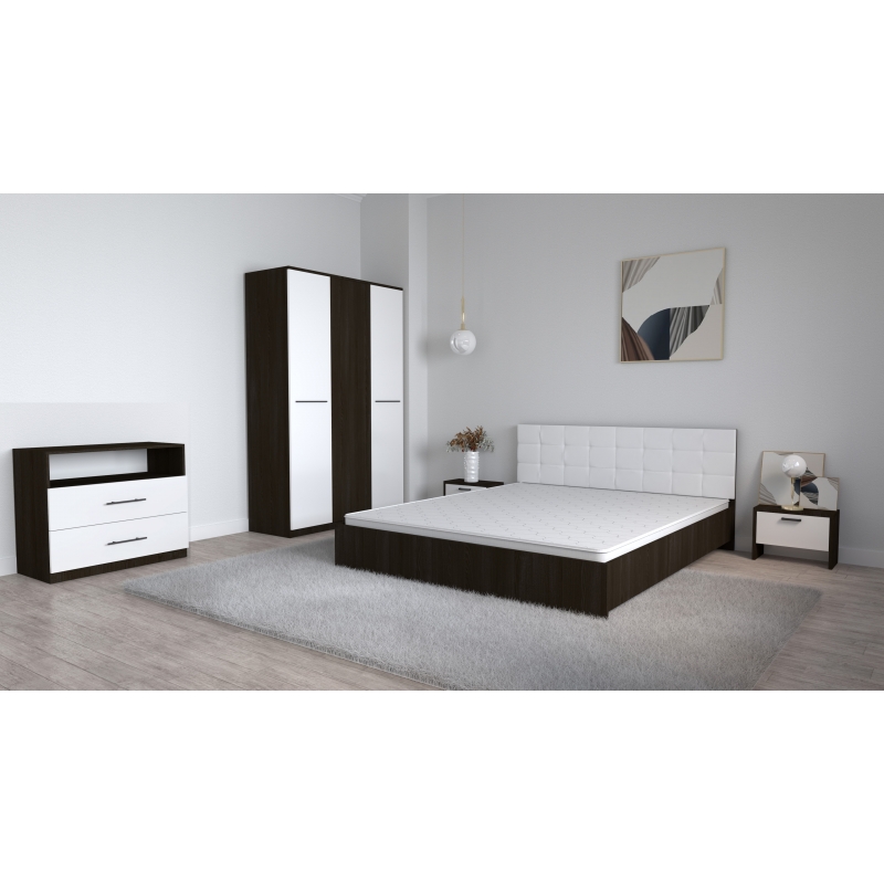 Set Dormitor Coral Wenghe cu tablie...