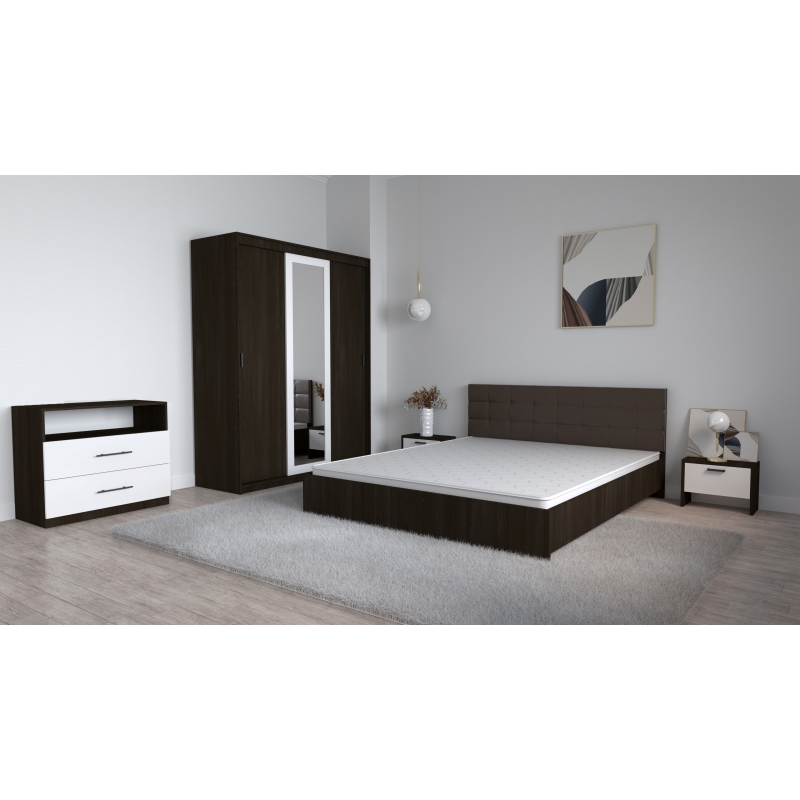 Set Dormitor Coral Wenghe cu tablie...