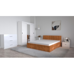 Set Dormitor Oliver Alb cu...
