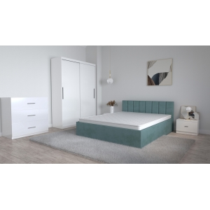 Set Dormitor Oliver Alb cu...
