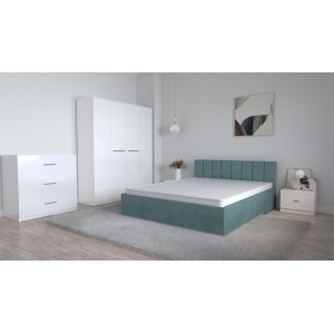 Set Dormitor Oliver Alb cu...