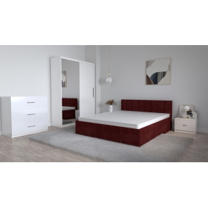 Set Dormitor Oliver Alb cu...
