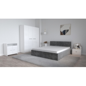 Set Dormitor Oliver Alb cu...