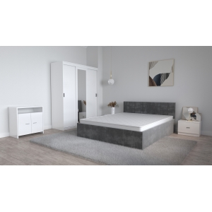 Set Dormitor Oliver Alb cu...