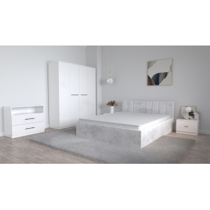 Set Dormitor Oliver Alb cu...