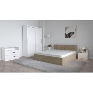 Set Dormitor Oliver Alb cu...