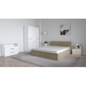 Set Dormitor Oliver Alb cu...