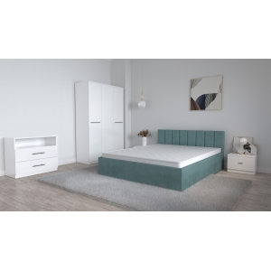 Set Dormitor Oliver Alb cu...