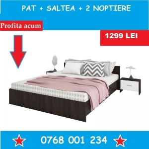 Pat Dublu + Saltea +... 2