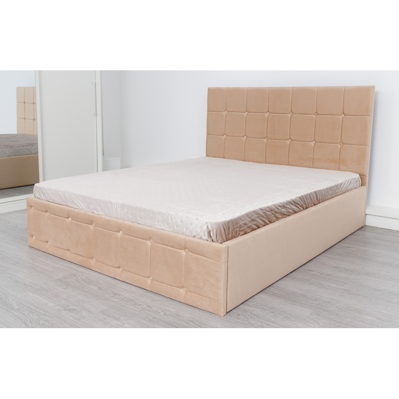 Pat Regal Bej tapitat 160x200 din...