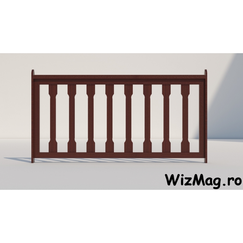 Balustrada lemn foisoare model Castello