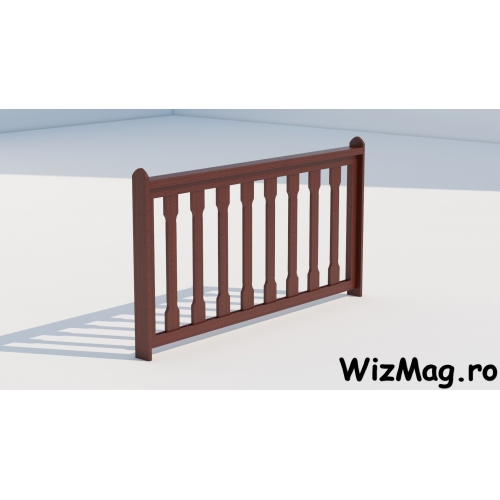 Balustrada lemn foisoare model Castello