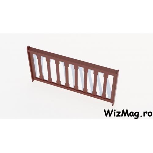 Balustrada lemn foisoare model Castello