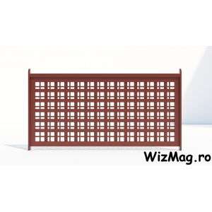 Balustrada lemn foisoare model Gothik