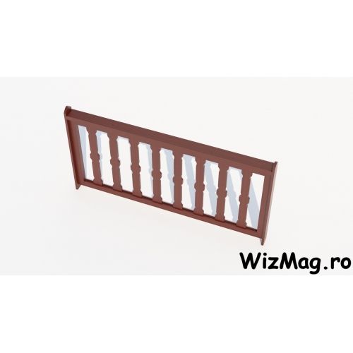 Balustrada lemn foisoare model Traditional