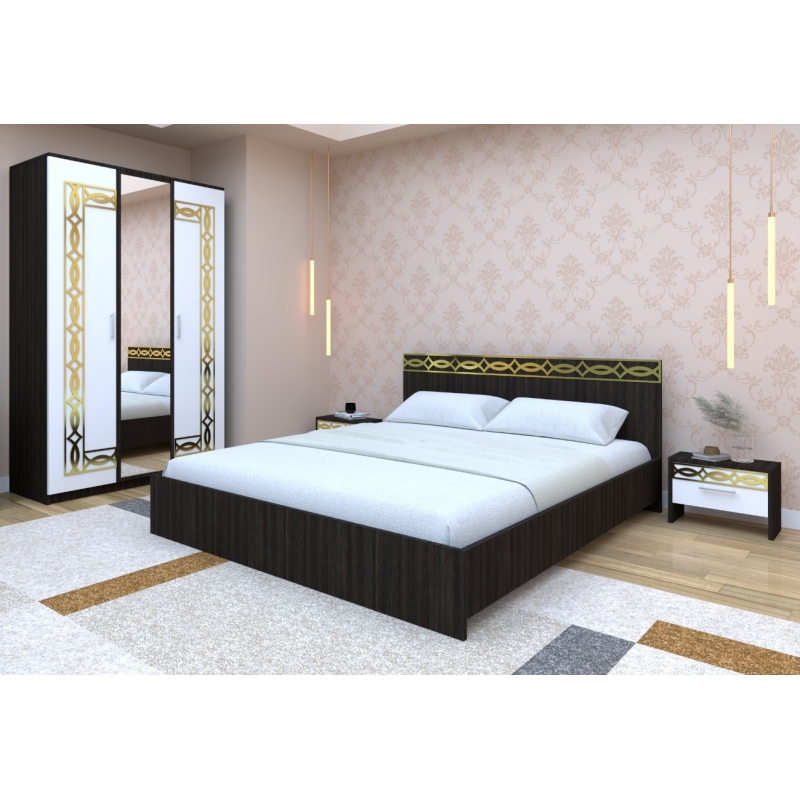 Set Dormitor Star Daria Gold Wenge...