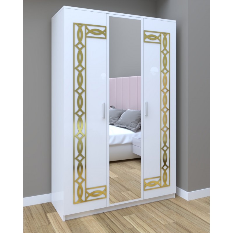 Dressing Star Daria Gold 123 cm alb...