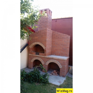 Gratar de gradina cu arcade din samota