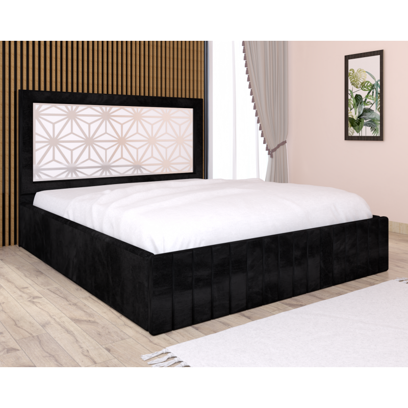 Pat Tapitat Stefan Cod106 Negru Fara...