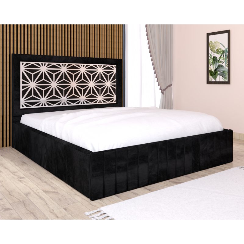 Pat Tapitat Stefan Cod107 Negru Fara...