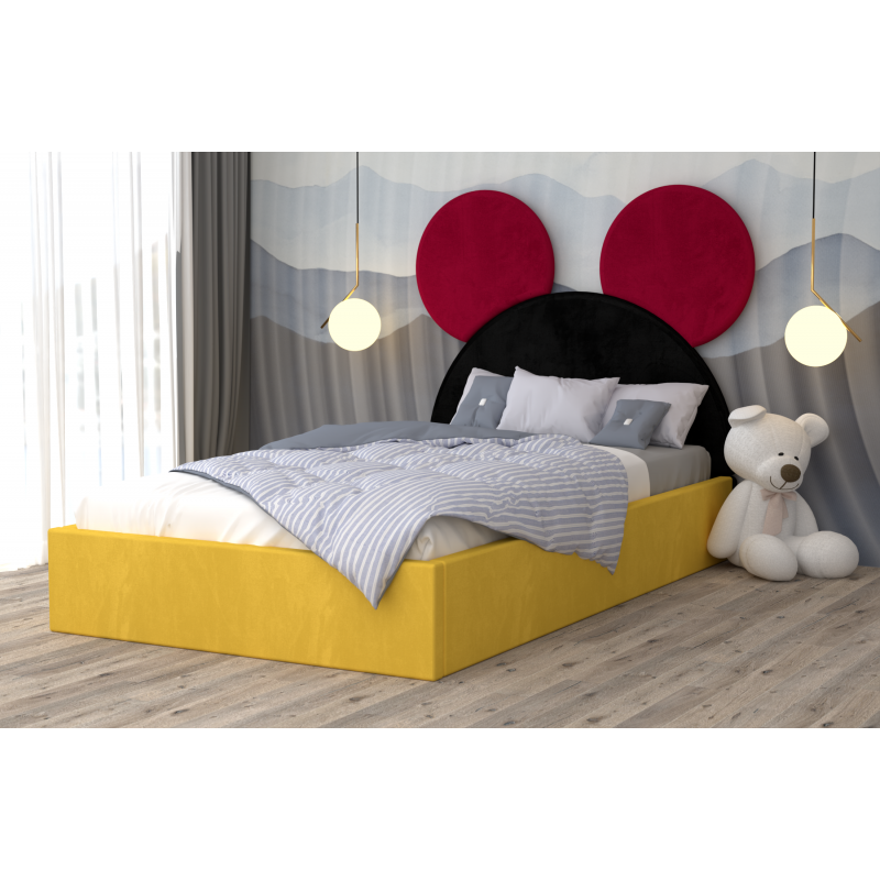 Pat Tapitat Mickey Rosu Negru Galben...