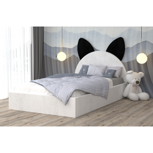 Pat Tapitat Kitty Negru Alb...