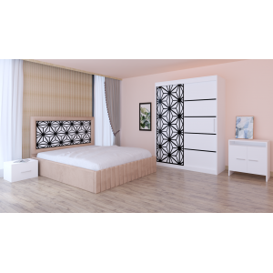 Dormitor Stefan Alb COD105...