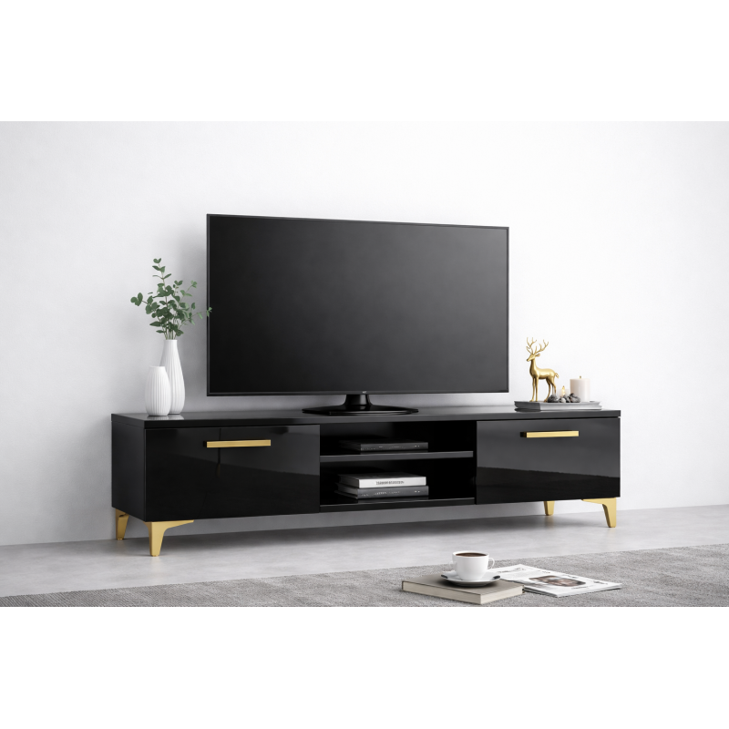 Comoda TV Living Viena 180 cm Negru...