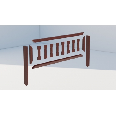 Gardulet superior lemn Castello 2
